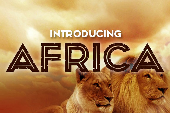 Africa: A Display Font That Commands Attention
