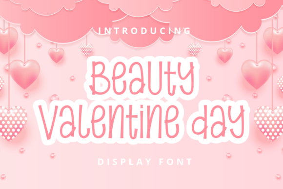 Beauty Valentine Day: Elevate Your Designs with This Friendly Display Font