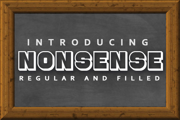 Explore the Bold Personality of the Nonsense Display Font