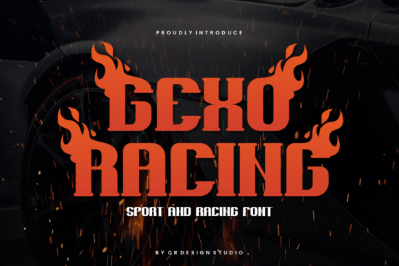 Gexo Racing: A Font That Whisks Your Designs to a Magical World