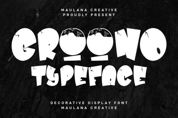 Groono: The Bold Display Font for Creative Projects