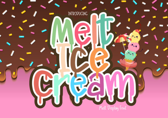 Melt Ice Cream: The Playful Font That Brings Designs to Life