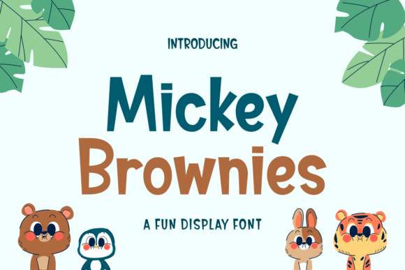 Mickey Brownies: A Display Font That Sparks Joy