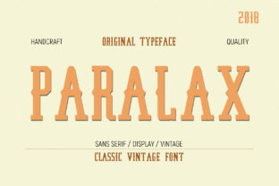 Paralax: The Handcrafted Display Font for Authentic Design