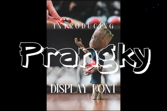 Prangky: The Quirky Display Font for Playful Projects