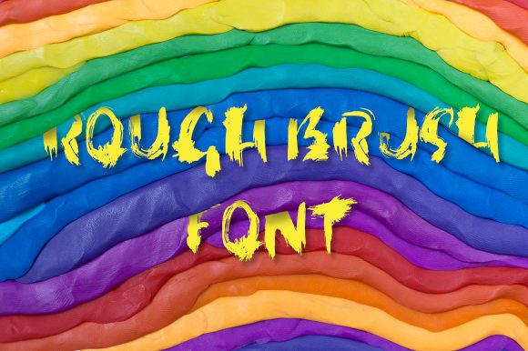 Rough Brush: The Modern Display Font with a Handmade Soul