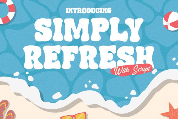 Simply Refresh: A Creative Font for Playful, Modern Designs