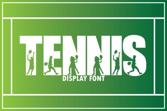 Tennis: A Playful Display Font for Modern Creatives